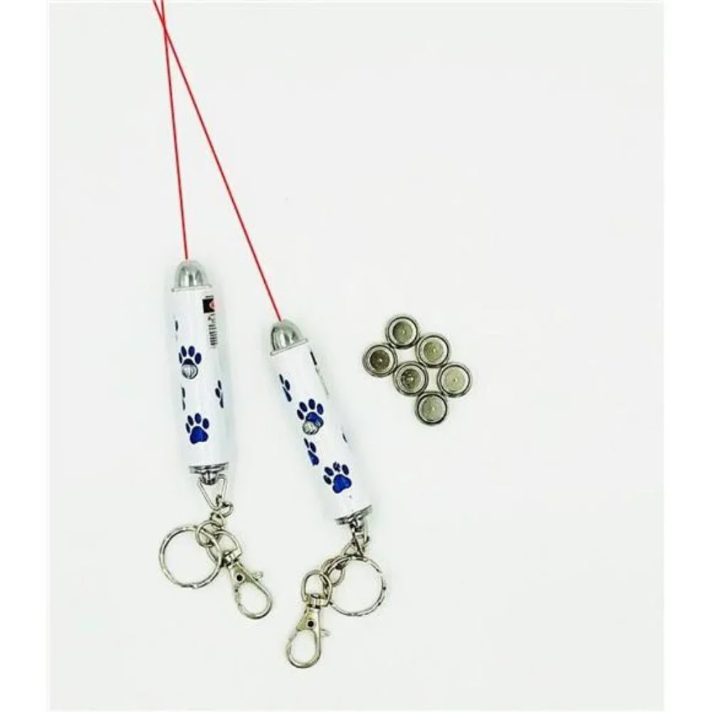Pet Laser Exerciser and Keychain Toy 2 Pack